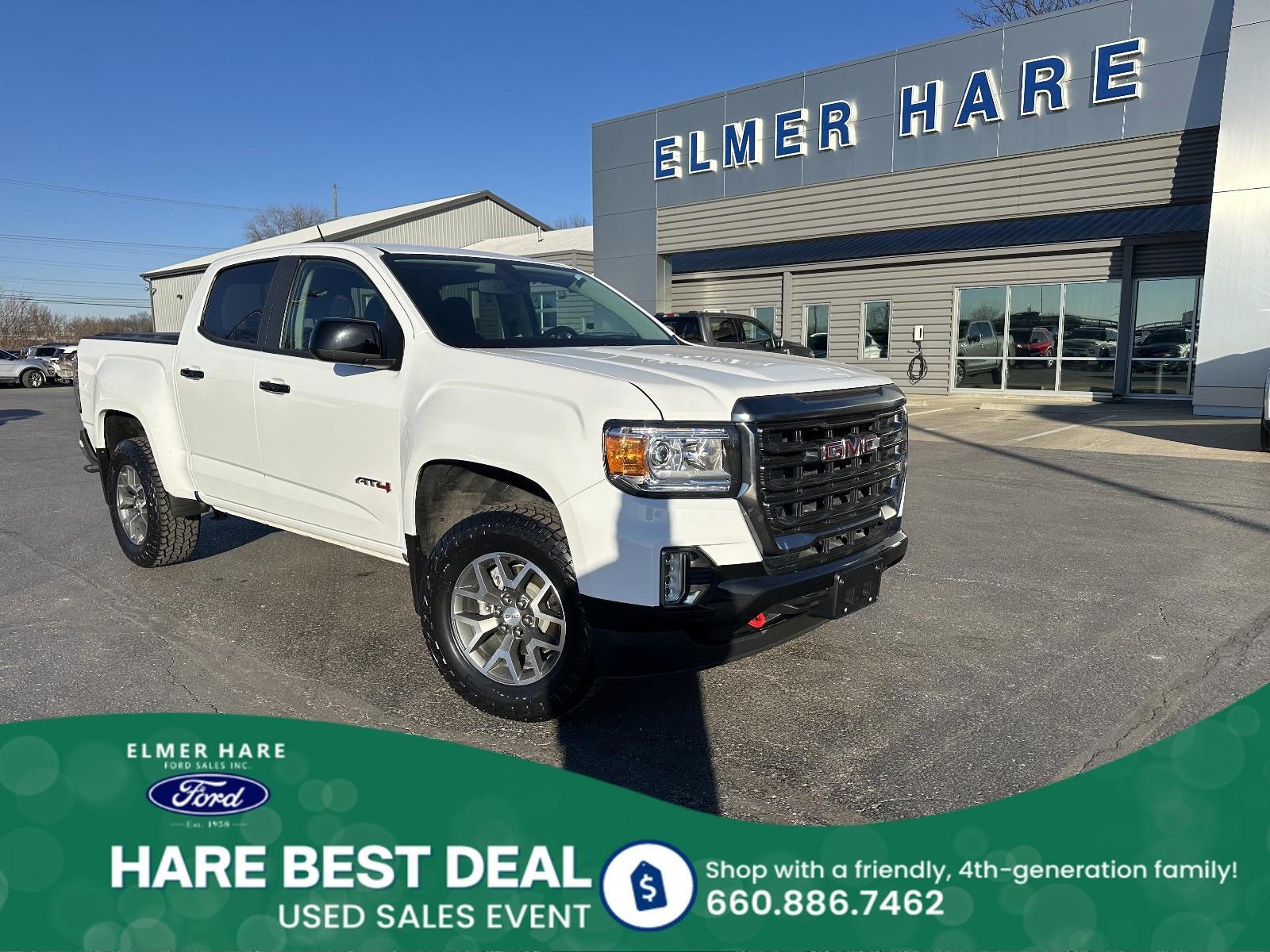 2021 GMC Canyon Crew Cab Short Box 4-Wheel Drive AT4 w/Leather