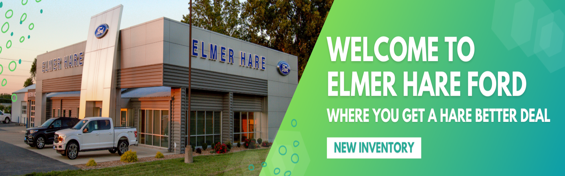 Where you get a hare better deal at Elmer Hare Ford Sales, Inc. in Marshall MO
